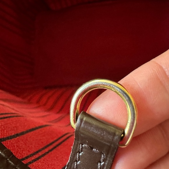 LOUIS VUITTON Neverfull GM Damier Ebene N51106 Genuine Tote Shoulder  bag - Picture 11 of 12